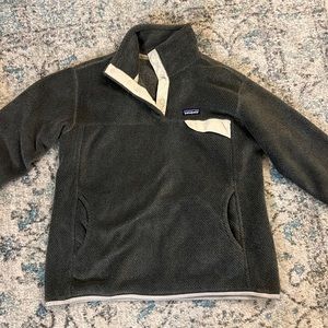 Grey Patagonia Fleece Pullover. Sz XL